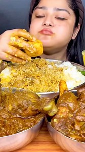 1.9M views · 10K reactions | Asmr eating show  Love food #Mukbang #bigbites #indianmuttonrecipes #eatingshow #satisfyingbites #chickenresi | Sneha Foodie | Facebook