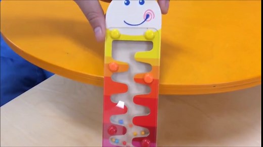 HABA Wooden Rainmaker Stick Toddler Sensory Toys & Musical Instruments for Kids Ages 2+ with Calming Rain Sound & Colorful Beads, Preschool Toys for Hands-On Musical Play and Learning