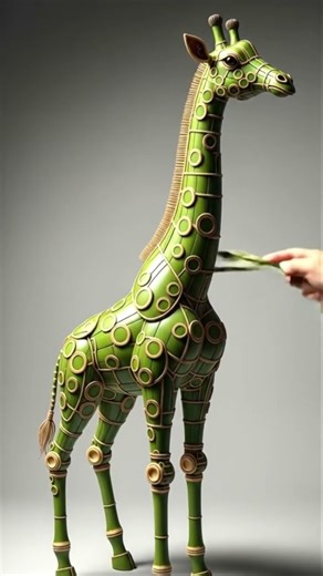 Bamboo make giraffe