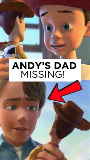 The real reason Andy has no dad in Toy Story #shorts #toystory
