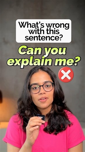 Lets Talk Academy on Instagram: "Common English Grammar Mistakes You Should Avoid | Learn English Fast With Ananya 👉 Online English Course Details - https://www.letstalk.academy/s/store OR 👉Send 'HI' on WhatsApp no - +919324246223 Are you making these common English grammar mistakes? 😱 Stop letting simple errors hold you back! In this quick lesson, Ananya reveals the most frequent grammar mistakes, like "Can you explain me? English learners make—and shows you how to fix them instantly. Correc