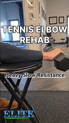 Tennis Elbow Exercise | Heavy Slow Resistance for Tendon Rehab