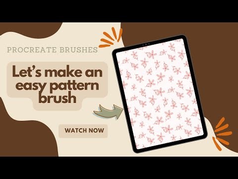 Make a Pattern brush from YOUR pattern in Procreate