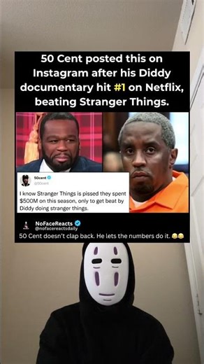 50 Cent vs Stranger Things (Netflix) — numbers don’t lie.