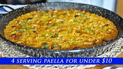 How to make Spanish paella for 4 people | Authentic & easy recipe