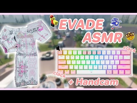 EVADE CLACKY KEYBOARD ASMR + HANDCAM | K617 FIZZ PINK #35 ⌨️🎀💓