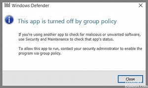 How to Repair Windows Defender Error "This App is Turned Off by Group Policy" on Windows 10 - Windows Bulletin