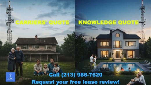 Protect your family’s tower income. When you don’t push back, consolidation can put your site on the chopping block. Reach out or like to know more | Cell Site Appraiser