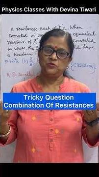 Combination of Resistance | Most Repeated Numericals #physicsshorts #combinationofresistance