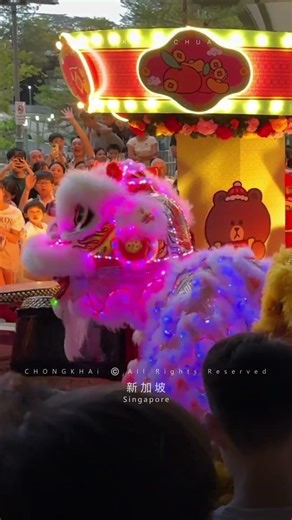 2026 Singapore Wen Yang LED Lion Dance Performance | 新加坡 文扬 發光二極體 舞狮 表演