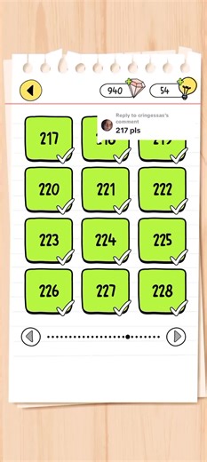 Solución Completa para Brain Test 4 Nivel 217