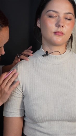 ASMR Sweater Fitting and Styling for Relaxation