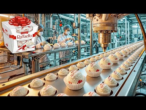 How Raffaello Coconut Candy Is Made