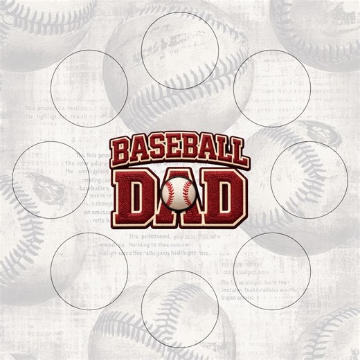 Baseball Dad Cake Box Insert, PNG PDF SVG Cricut Cut File - Etsy