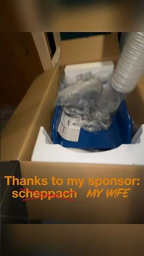 Scheppach DC500 unboxing & setup…thanks to my “sponsor” (my wife)😏 #NaggArt #asmr #woodworking #pov