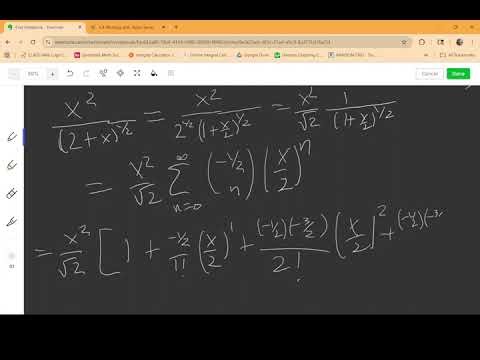 MTH 2 Finding New Series From Known Maclaurin Series