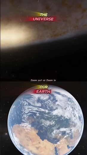 How Small Is Earth? Ultimate Space Zoom Out & Back In ☠️ # #space #shorts