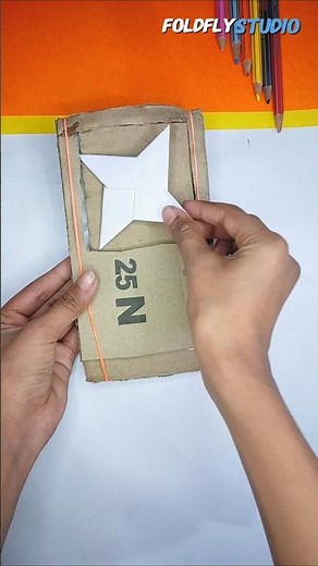 ninja star shooter , how to make ninja star , ninja star tutorial #shorts #diyninjastar