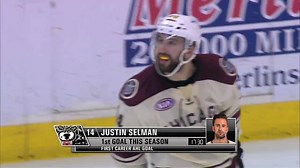 4.9K views · 110 reactions | The last #ChicagoWolves game of the season was a memorable one for Justin Selman. The rookie earned the Wolves some insurance with 2:30 to go when he delivered his first goal as a professional. He accepted a pass from Bryce Gervais ahead of the pack and raced in to slide the puck past Irving for a 4-2 lead. | Chicago Wolves | Facebook