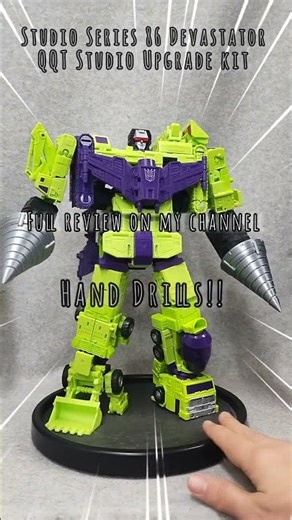 QQT Studio Series 86 Devastator upgrade kit Prepare for Devastation! #transformers #decepticons