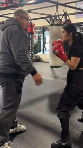 Getting sharpened by my coach #boxing #technical #femaleboxing | KIM LEE