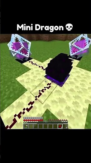 Spawning mini dragon in Minecraft 😯💀#minecraft#shorts