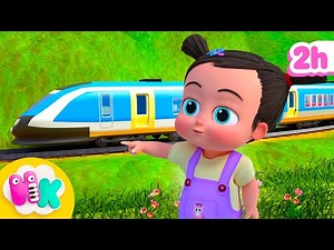 Trains for Kids 🚂 The Train Song 🚅 Songs for Toddlers | HeyKids Nursery Rhymes