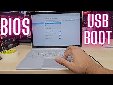 How To Get Into BIOS & Enable USB Boot For Microsoft Surface Book 2