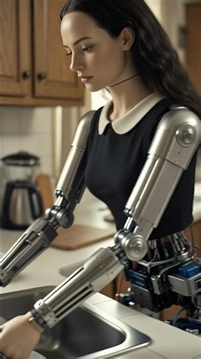 The future of housework is here 🤖✨”#robot #cobot #ai