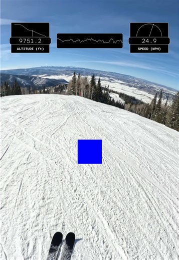 One O’Clock off High Noon at steamboat. True to its name, it’s best to ski at this time as it will be softened up nicely by then. #steamboat #skiing #colorado #gopro #ikonpass