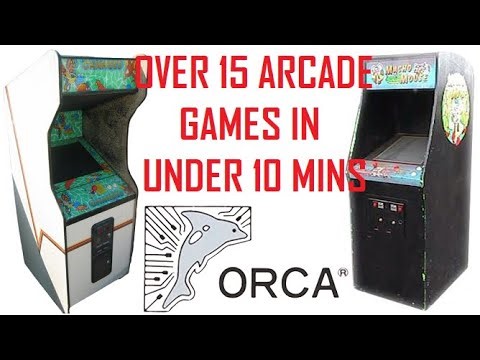 Over 15 Orca Arcade Games In Under 10 Minutes