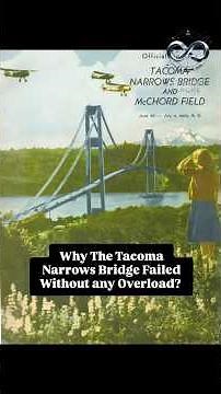How did the Tacoma Narrows Bridge Collapse #AerodynamicFlutter #apeironseries #structuralengineering