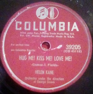 Helen Kane - Hug Me! Kiss Me! Love Me! / The Aba Daba Honeymoon