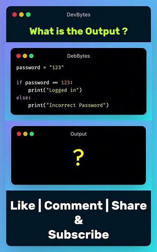 What is the Output ? #python #coding