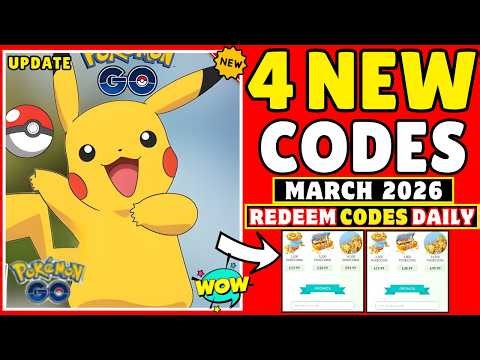 POKEMON GO PROMO CODES MARCH 2026 - POKEMON GO CODES 2026 - How To Redeem Code