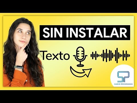 Cómo convertir TEXTO en AUDIO 📢 Pasar Texto a Voz GRATIS