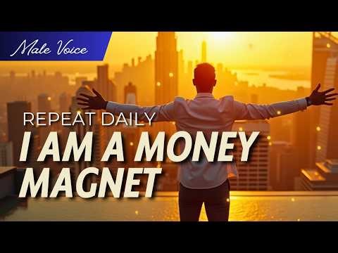 I AM A MONEY MAGNET | 4 Minutes Deep Male Voice Affirmations to Reprogram Your Mind for Wealth