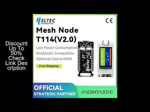 New Meshtastic Tracker Heltec T114 V2 Nordic nRF52840 SX1262 LoRaWAN LoRa Arduino Positioning Devbo