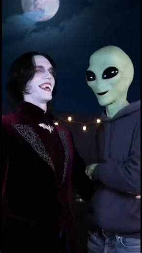 Jumping on a trampoline with my best friend 🥹#twilighttiktok #twilight #vampire #alien #satire