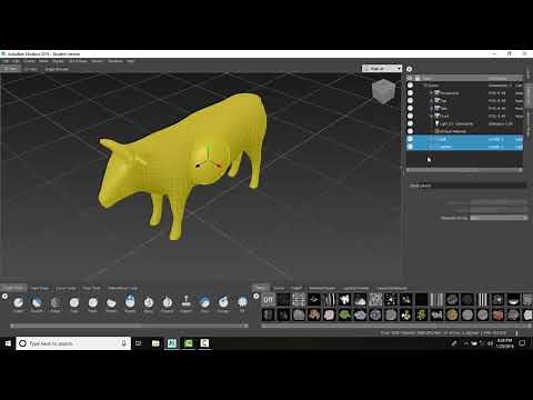 Mudbox 05 04 Combine Multiple Meshes into One Object