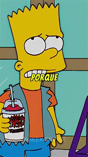 Milhouse confronta Bart #simpsons