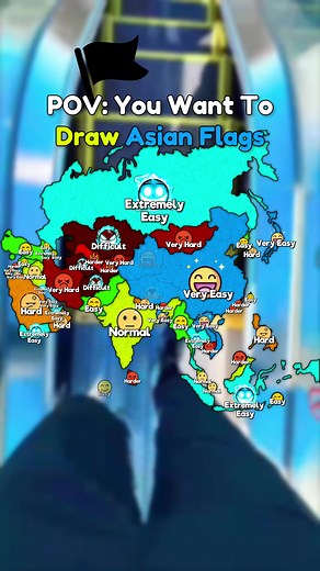 Drawing Asian Flags Tutorial | How to Draw Kazakhstan Flag