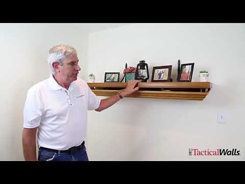 1242 Concealment Shelf Locking Option by Tactical Walls