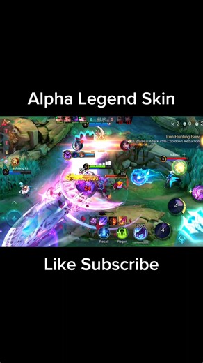 Alpha Legend Skin #mobalegends5v5 #moba5v5english #moba5v5pippin #shorts #alpha
