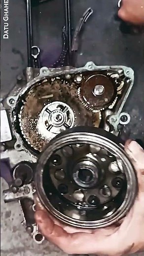 Honda Wave 125 Engine Restoration! 🛠️ Full Rebuild 🏍️ #shorts #hondawave #restoration