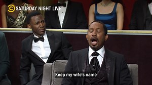 642K views · 24K reactions | TFW your hero does some crazy things on live television.  #SNL #JerrodCarmichael #WillSmithSlap | Paramount Network Asia | Facebook