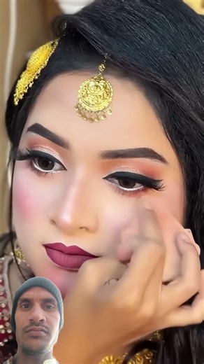 Soft Natural Glam Makeup Look 🔥 #bridelmakup #muslimbridal #pakistanimakeup #pakistanibridal #viarl