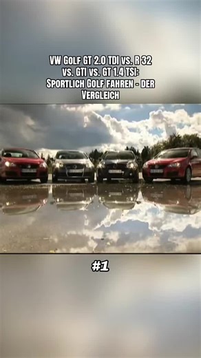 VW Golf GTI vs R32 vs GT Comparison