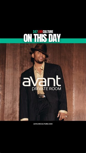 December 9, 2003, Avant released his third album ‘Private Room’ 💿🎶 #Avant #PrivateRoom #ReadYourMind #Music #RandB #247liveculture #247lc #Singer | 247 Live Culture