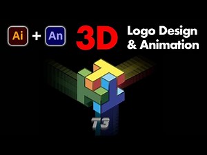 3D Logo Design and Animation. Adobe Illustrator & Animate